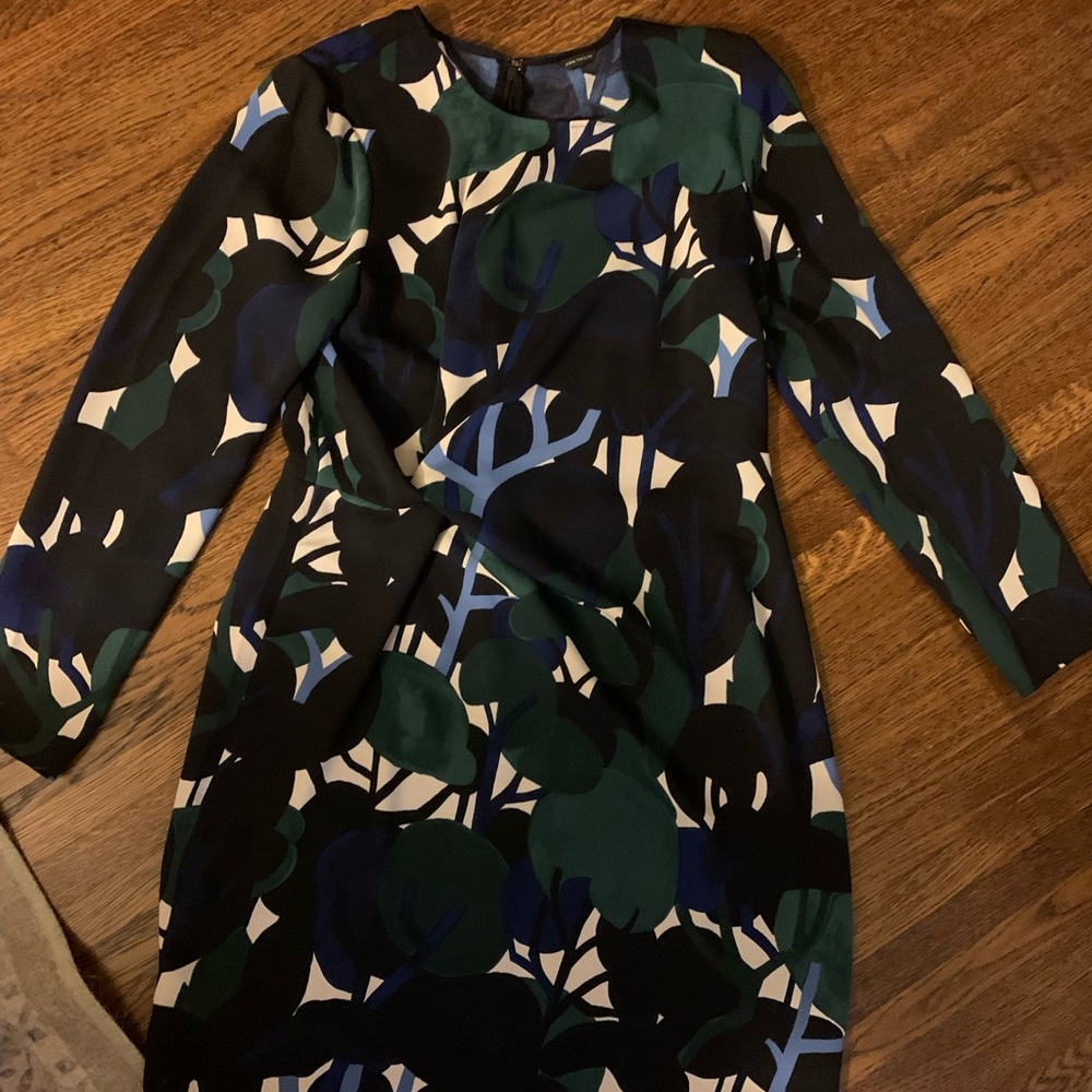 Ann Taylor long sleeved front-knot dress